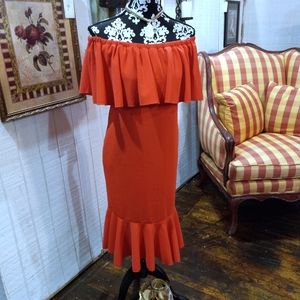 Lularoe CiCi pencil dress New CORAL